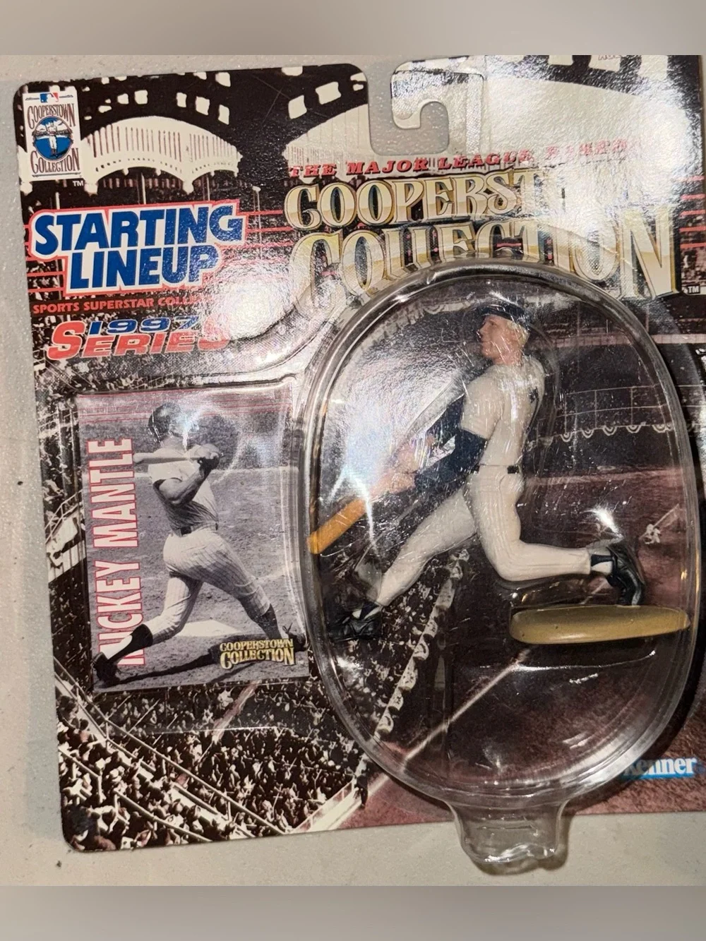 Starting Lineup Baseball Figure Lot Ted Williams, Mickey Mantle, Roger Clemens